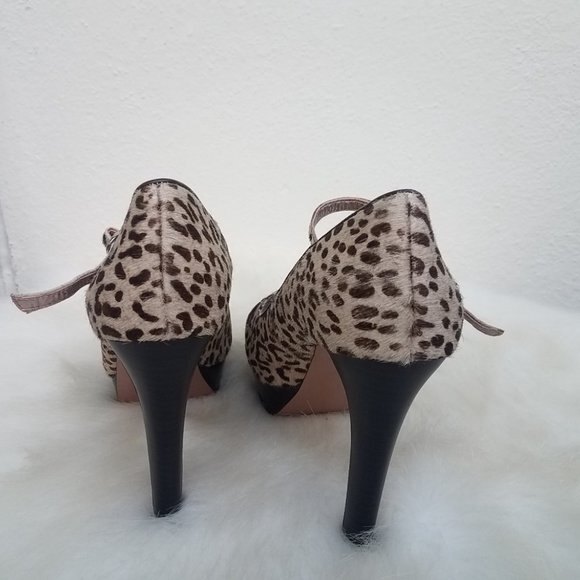 Bcbgeneration leopard print heels size 8 - Picture 3 of 6